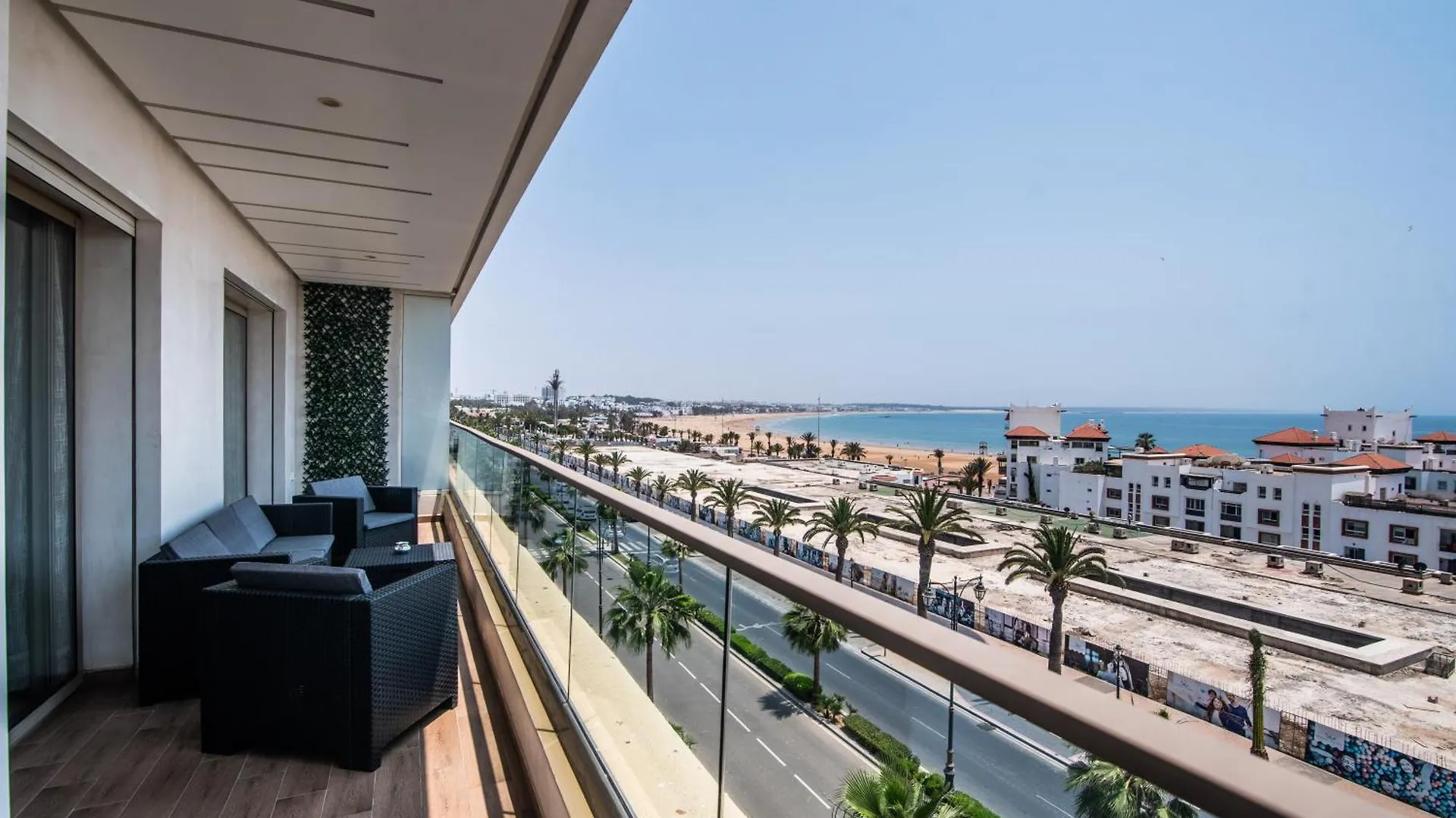 New Luxury Apartment 130Sqm With Seaview Wifi Unlimited With Optical Fiber Agadir 0*,  Marocko