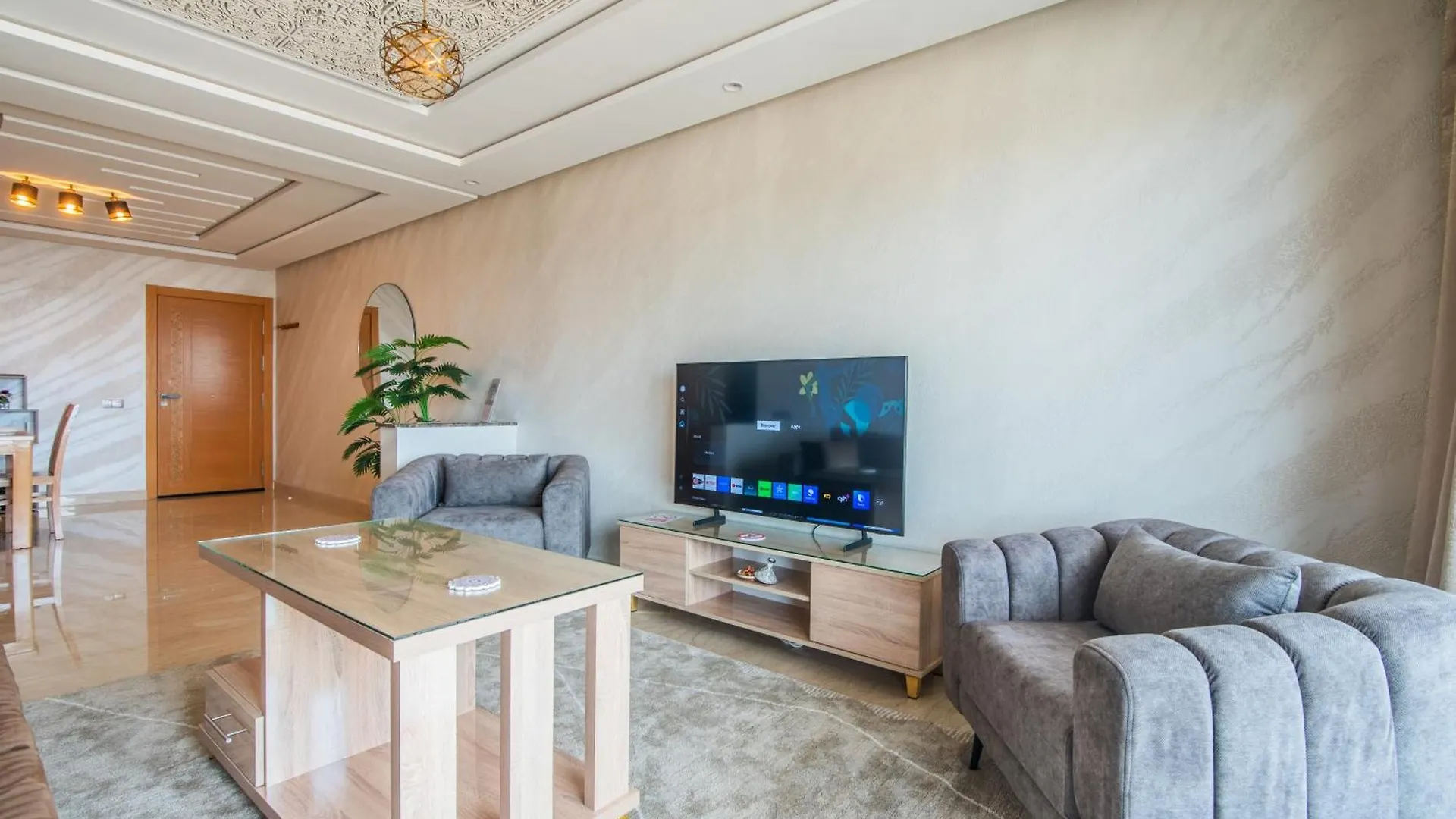 New Luxury Apartment 130Sqm With Seaview Wifi Unlimited With Optical Fiber 阿加迪尔